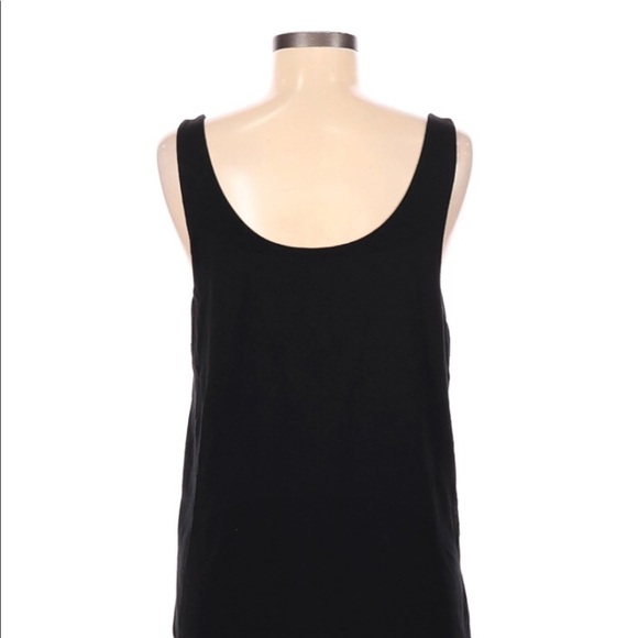 Ann Taylor size medium black tiered dressy top - Picture 3 of 5